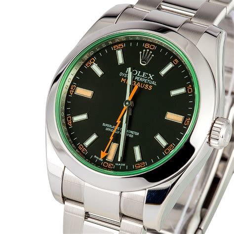 best price rolex milgauss green|rolex milgauss 11640 price.